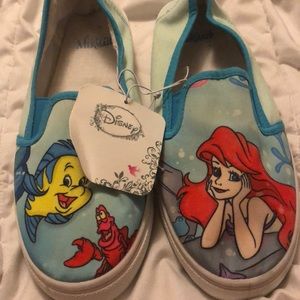 The Little Mermaid Disney shoes. Size “Large”.